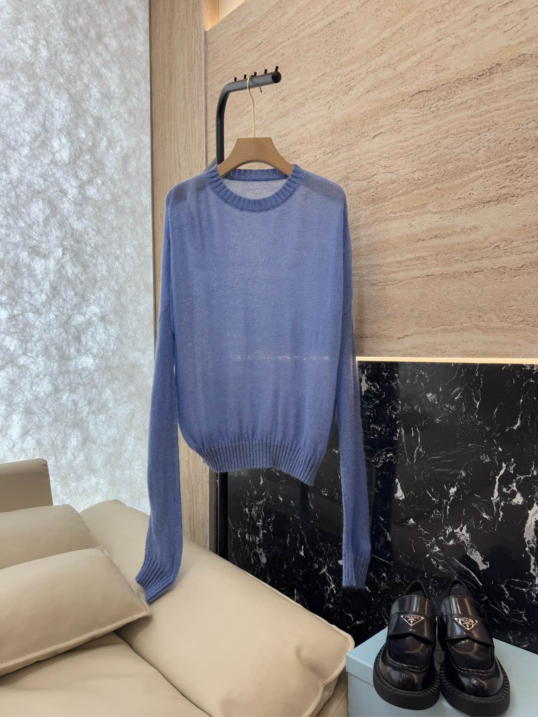 NO:297844,LZM25001# new sweater BC chain design long sleeve loose mohair translucent sweater purple blue SML,,sweaters,alexander wang19860909LZM25001#新款毛衣 BC 链条设计 长袖宽松 马海毛半透毛衣 紫色 蓝色 SML,,sweaters,alexander wang,Women's clothing