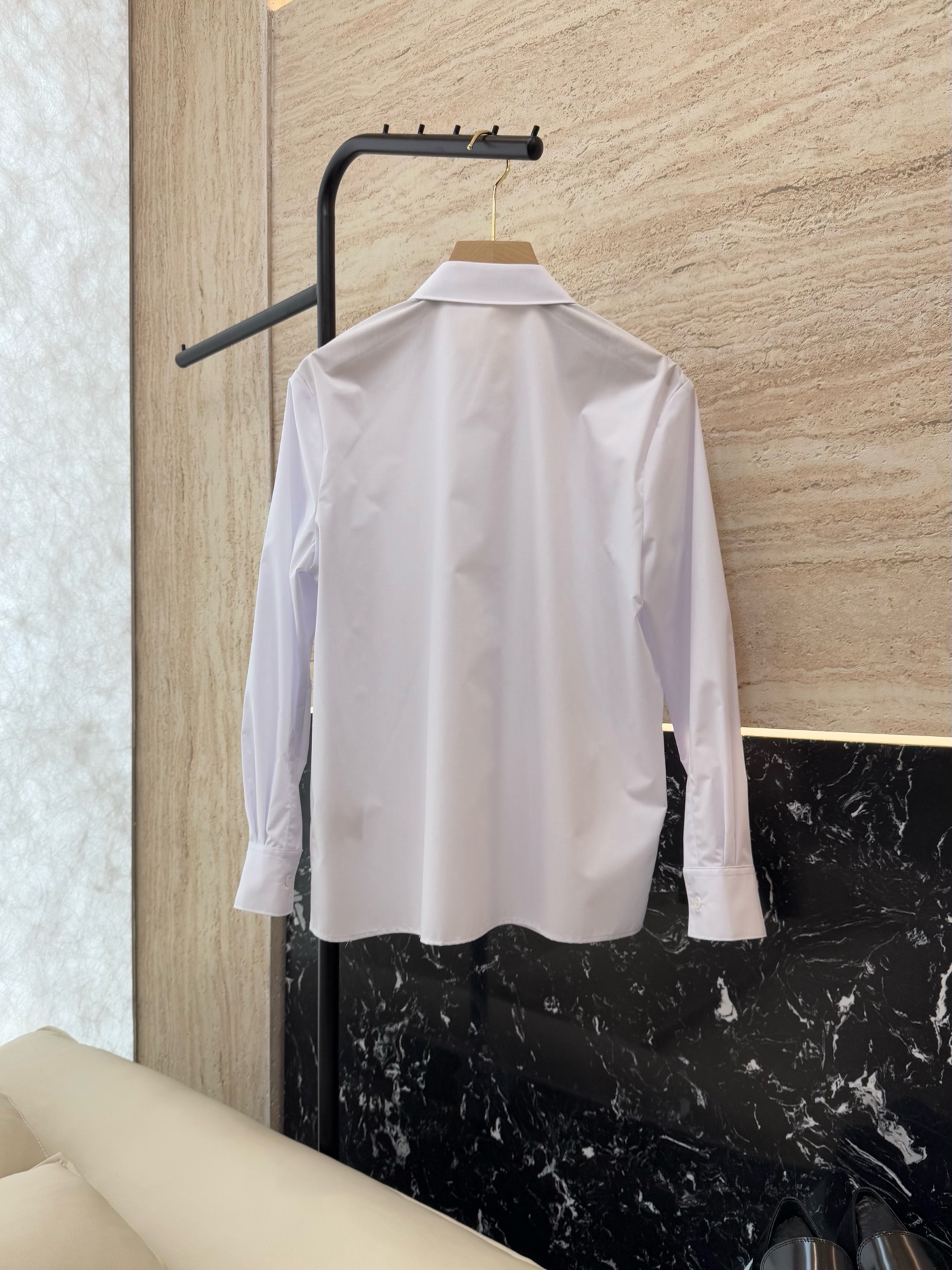 BS628#新款衬衫💕PR家 重工钉钻 长袖 白衬衫 SMLXL