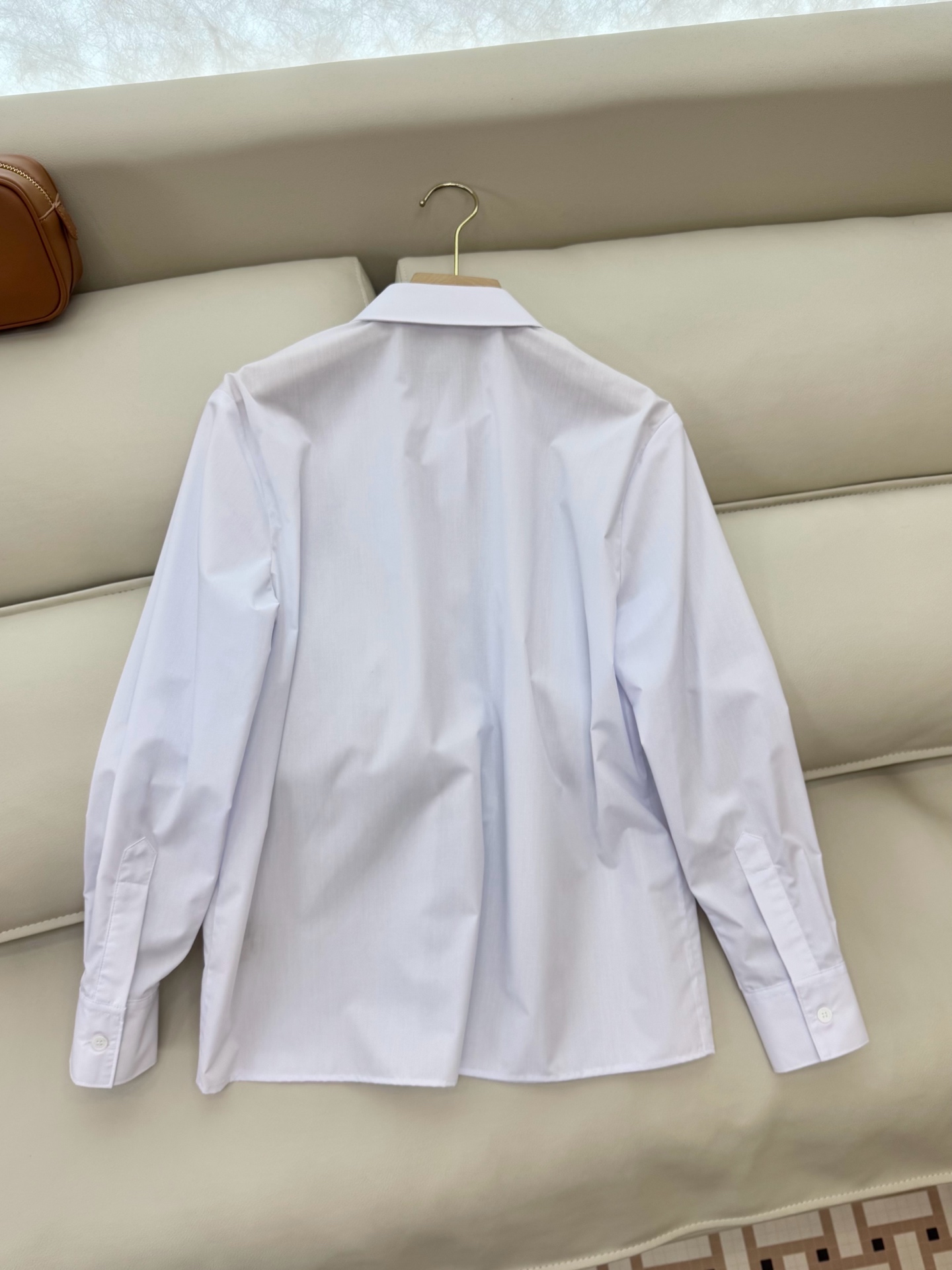 BS628#新款衬衫💕PR家 重工钉钻 长袖 白衬衫 SMLXL