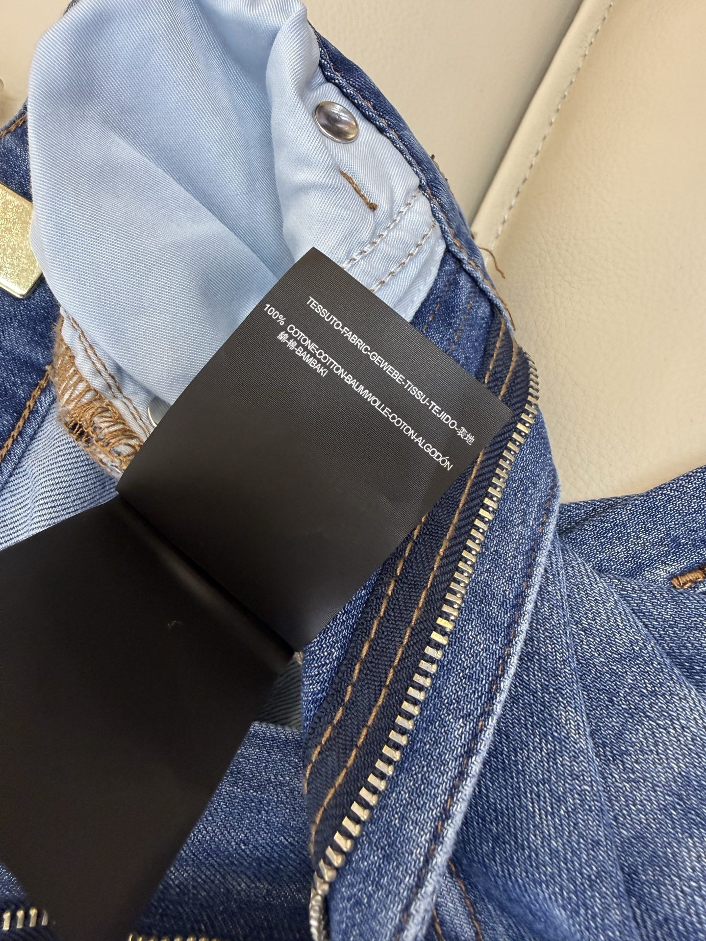 CX0190#新款牛仔裤P‼️YSL 牛仔棉显瘦牛仔裤 蓝色 白色 26-30码
