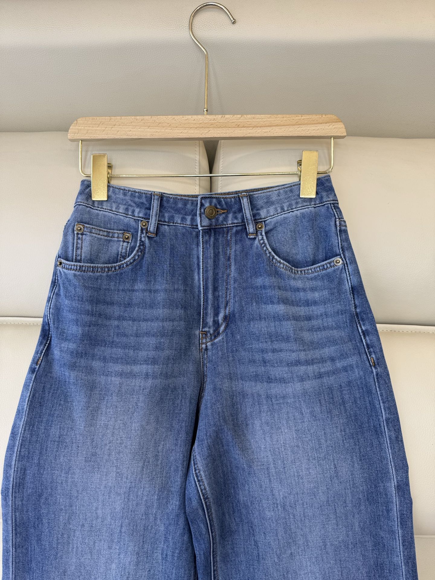 CX0190#新款牛仔裤P‼️YSL 牛仔棉显瘦牛仔裤 蓝色 白色 26-30码