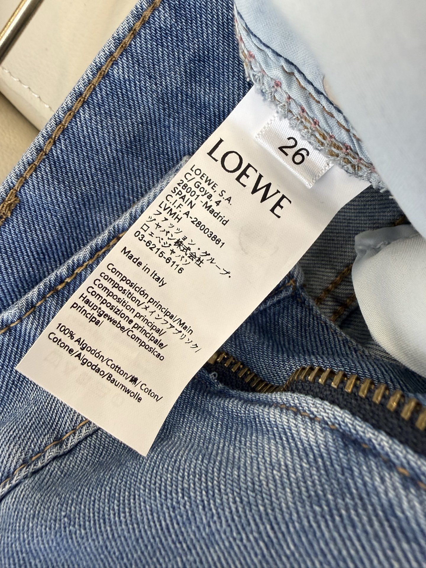 CX0192#新款牛仔裤P‼️Loewe 牛仔棉显瘦牛仔裤 26-30码