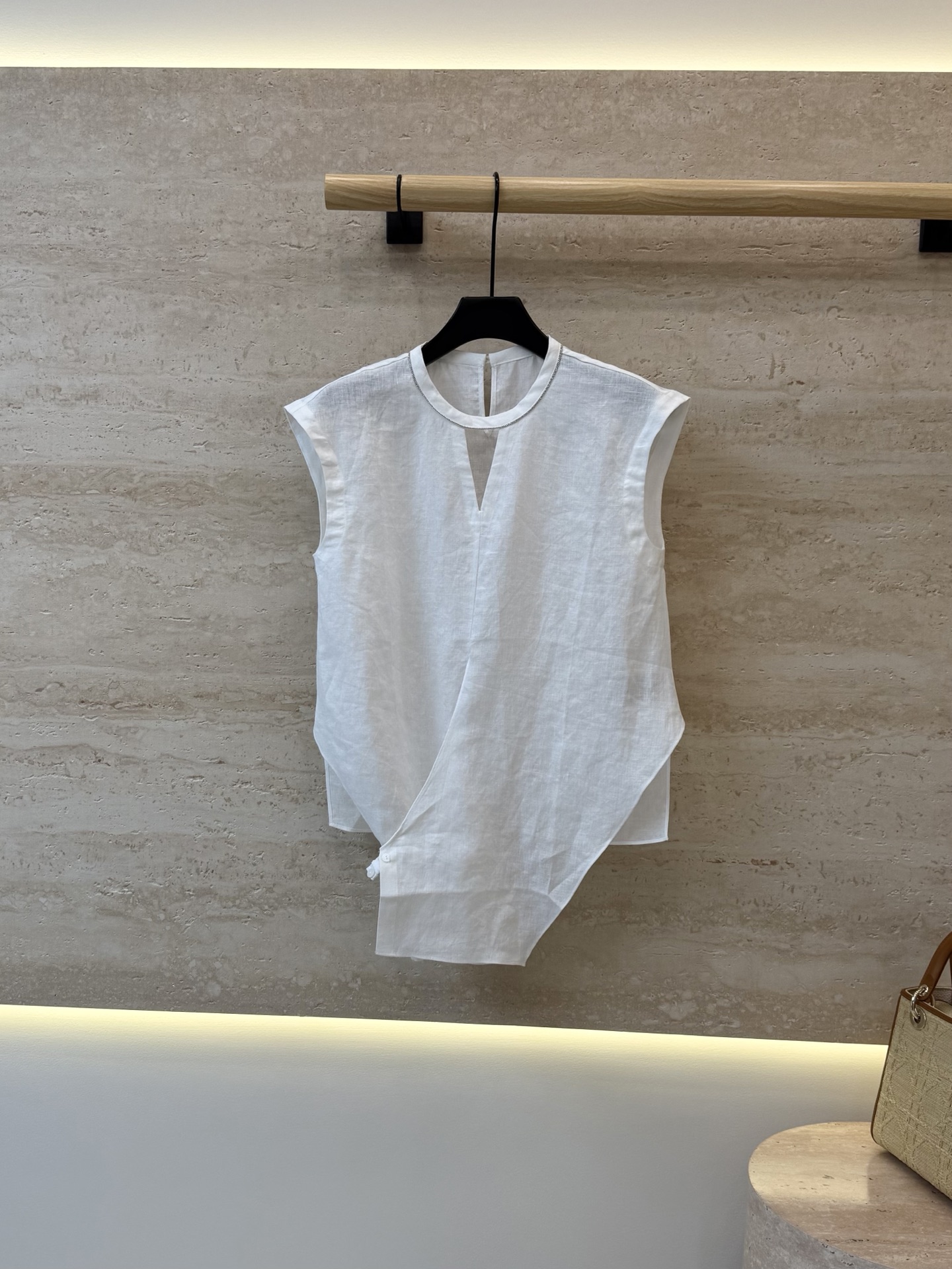 NO:932467,XM023# new shirt linen collar chain cross knot short-sleeved top shirt white yellow SML XL, women's clothing, shirts, T-shirt,19860909XM023#新款衬衫 亚麻 领口链条交叉结 短袖上衣衬衫 白色 黄色 SML XL,女装,shirts,T-shirt,,Women's clothing