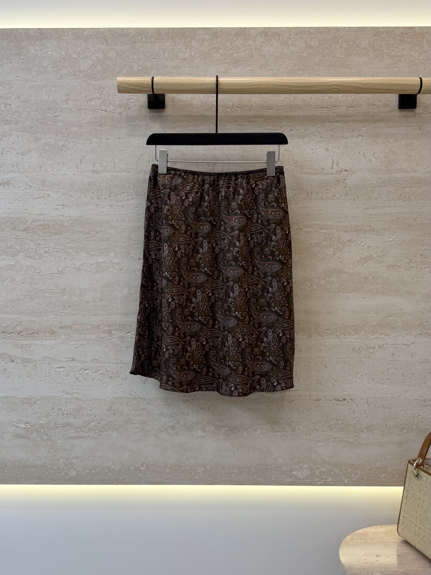 NO:932480,XM025# New Skirt Cashew Flower Paisley Print Silk Skirt Brown SMLXL, Women's Clothing, Skirts, Real Silk,19860909XM025#新款半裙 腰果花 佩斯利印花 真丝 半裙 咖色 SMLXL,女装,skirts,real silk,,Women's clothing