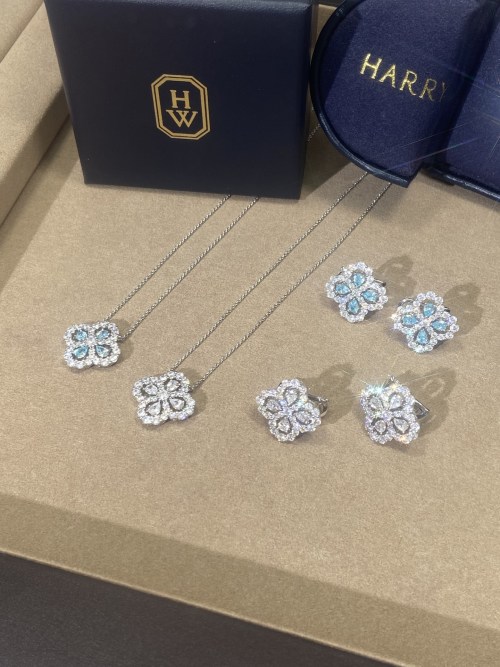Harry Winston Diamond Loop Tuin Collectie Bloemen Hanger Ketting 1 Harry Winston Diamond Loop Tuin Collectie Bloemen Hanger Ketting