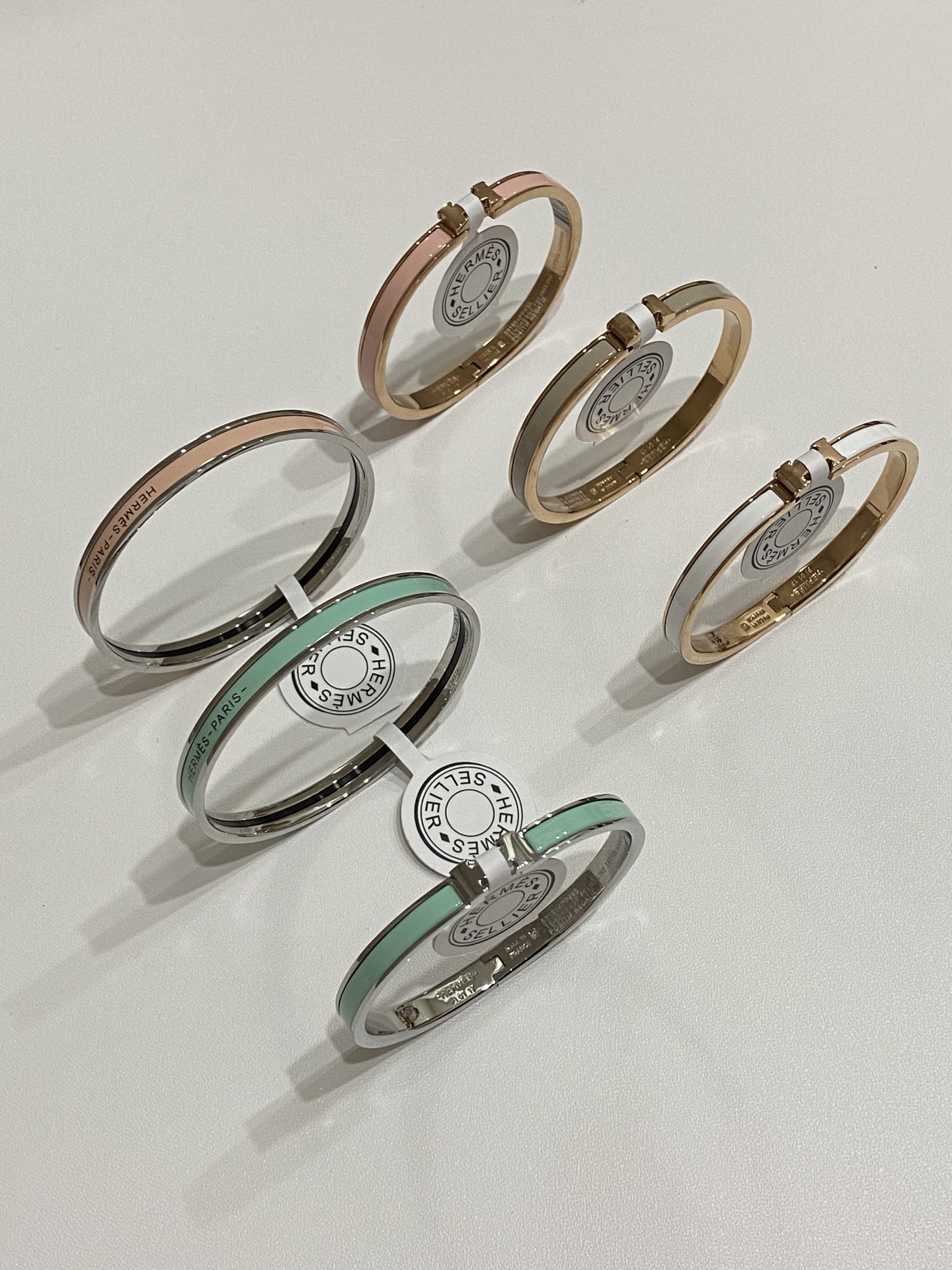 NO:766568,Hermès H Narrow Bracelet Circle Bracelet Sizes 17 and 19, Hermes bracelet, hermes, bracelet19860909爱马仕H窄版手镯 圆圈手镯 尺寸17号和19号,爱马仕手镯,hermes,bracelet,Jewelry
