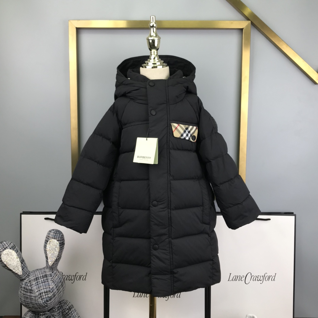 Burberry Manteaux & Blousons Veste En Duvet Vêtements Pour Enfants Blanc Les enfants Fille Unisexe Duvet de canard blanc Top à capuche