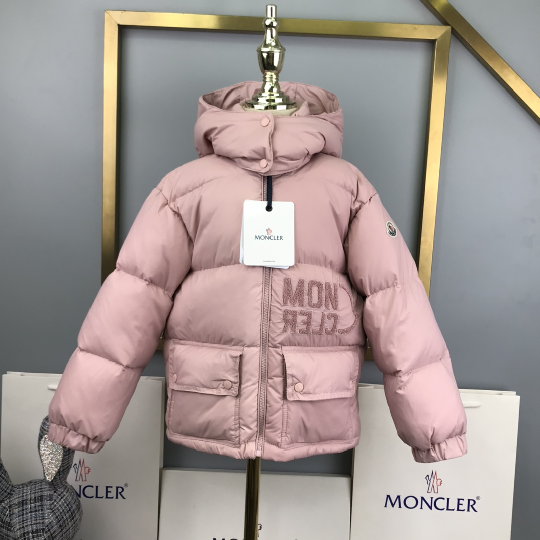 Moncle*2023.ss Child Bread Suit: Classic, Removable Hat, High-Quality Velvet, Various Sizes & Colors - 图片 2