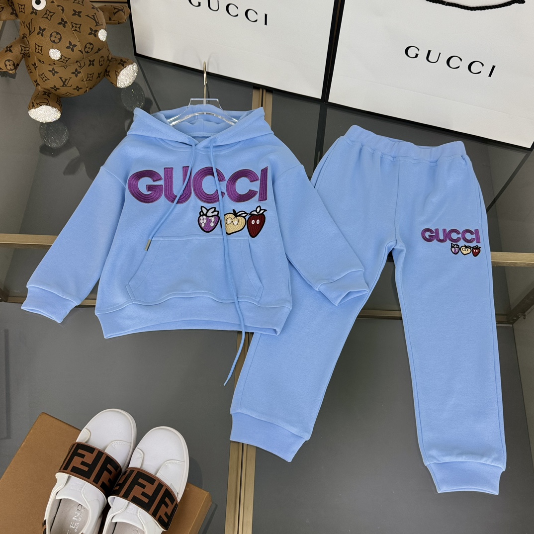 Gucci Tani
 Odzież Bluzy z kapturem Odzież dziecięca Hafty Dzieci Dziewczyna Unisex Bawełna Góra z kapturem