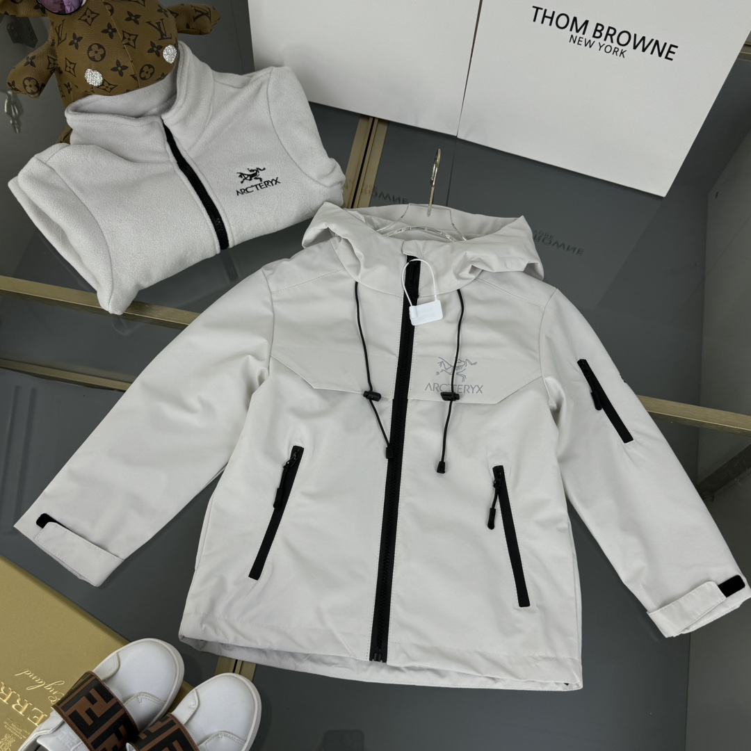 2024 Autumn/Winter Kids’ Hats Set with Waterproof Fabric and Stylish Design - 图片 1