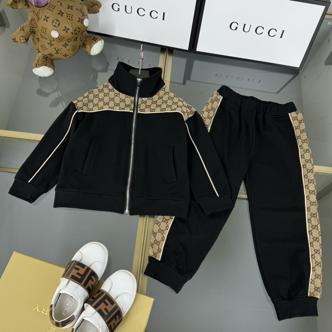 Gucci Odzież Odzież dziecięca Łączenie Dzieci Dziewczyna Unisex Bawełna