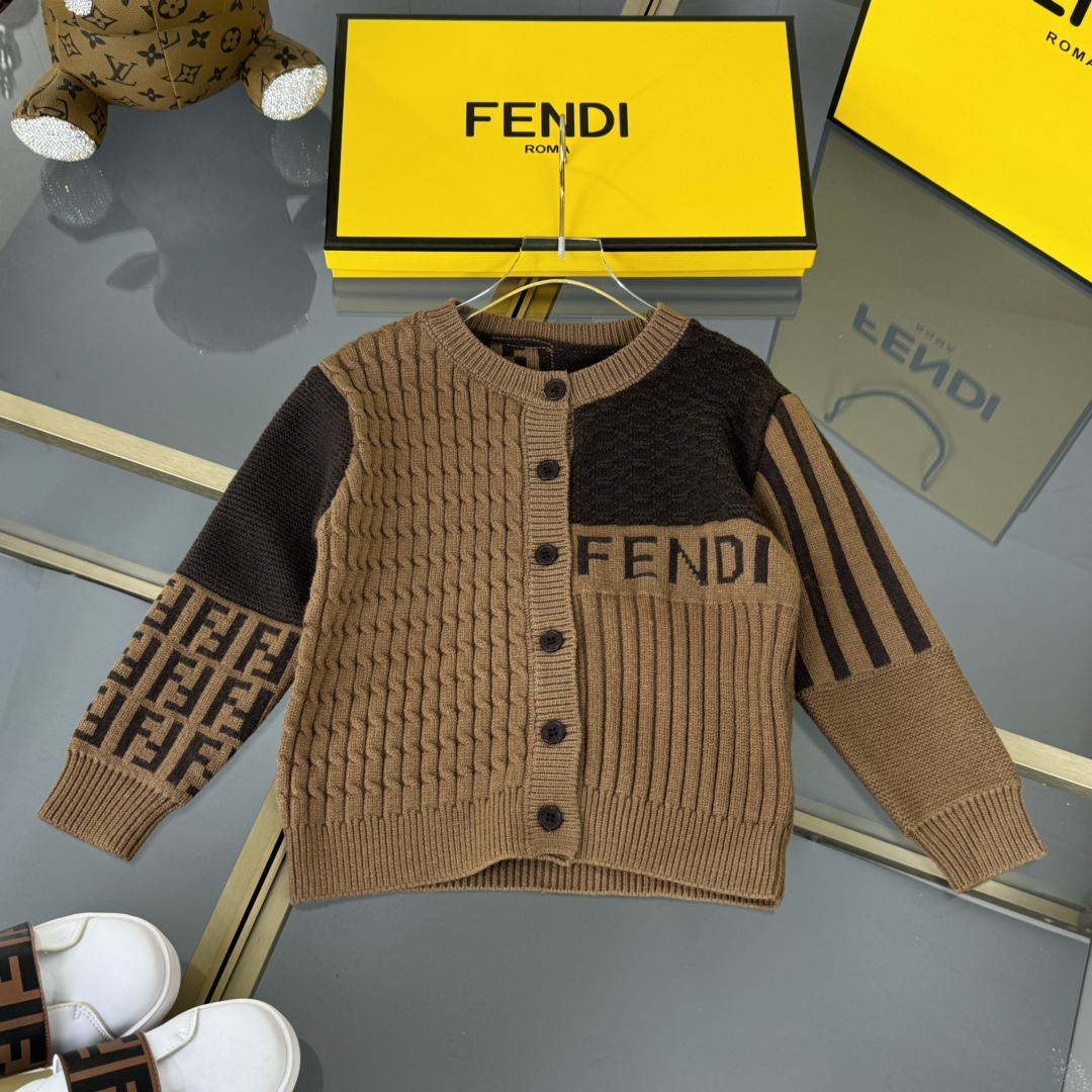 Fendi Odzież Kardigany Płaszcze & kurtki Odzież dziecięca Dzieci Dziewczyna Unisex Bawełna