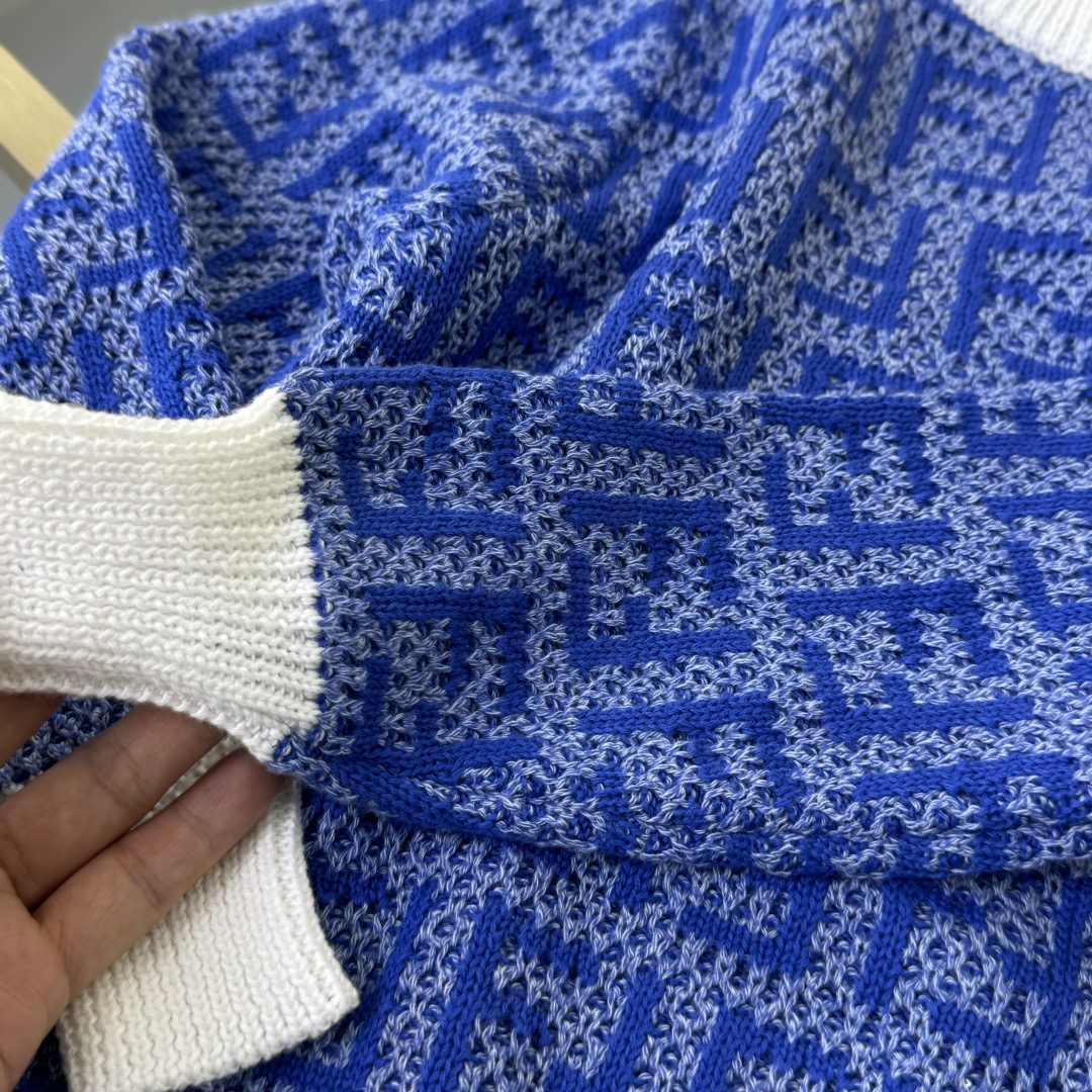 2024 New FF-collar Sweaters for Boys and Girls: Cozy and Fashionable Sizes 110-160 - 图片 6