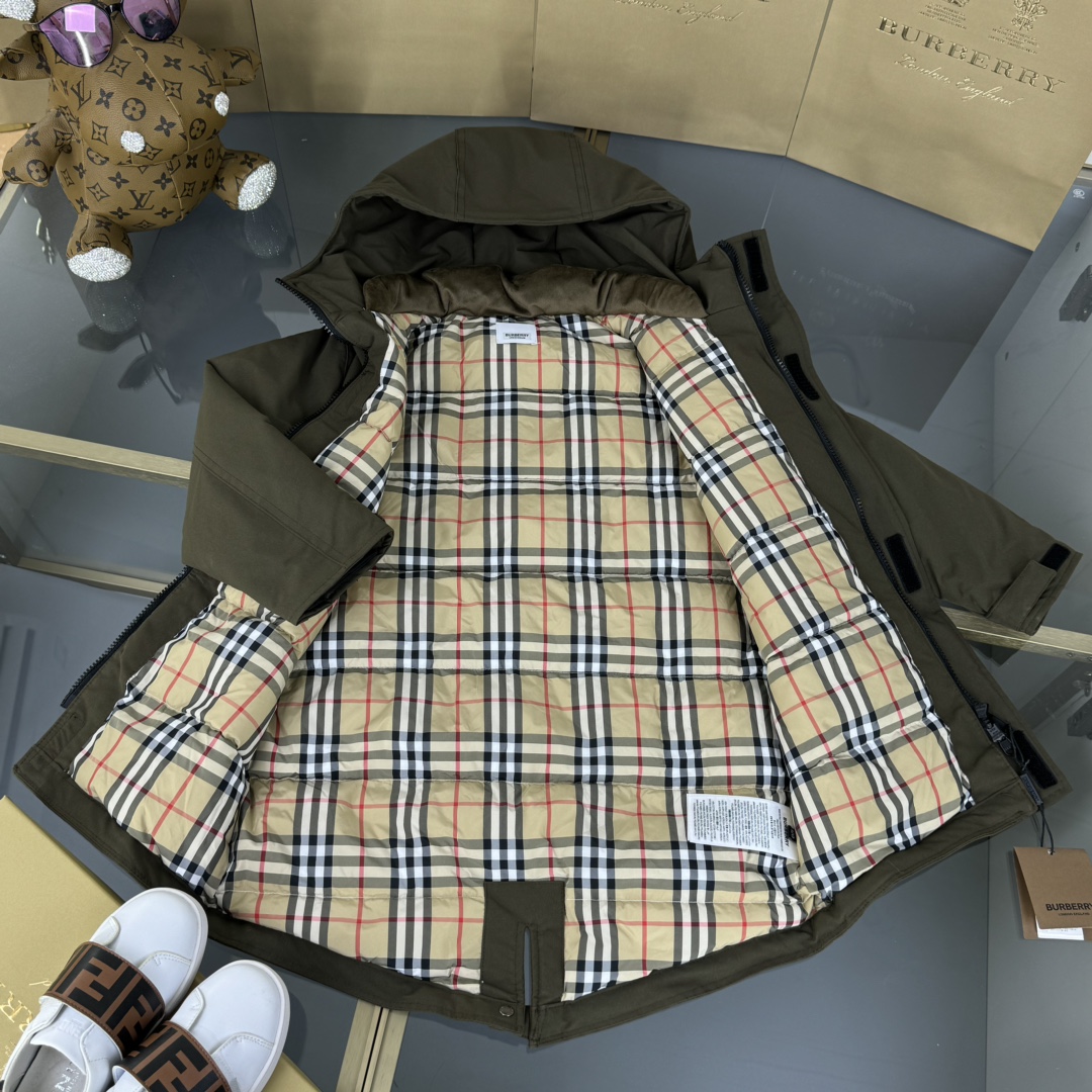2024.ssAutumn New @BBR* Long Fowl: Windproof, Warm, Fashionable Outdoor Stock - 图片 3