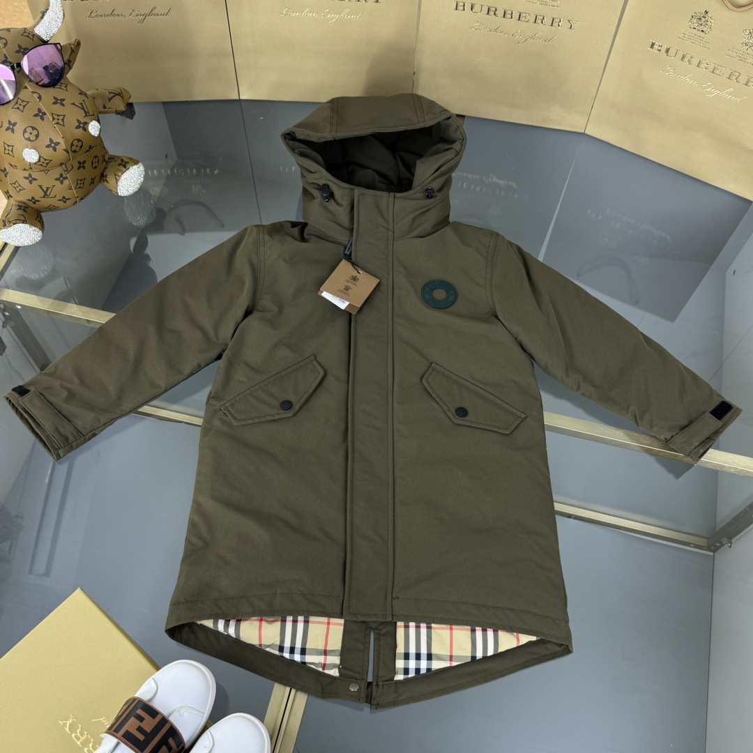 2024.ssAutumn New @BBR* Long Fowl: Windproof, Warm, Fashionable Outdoor Stock - 图片 1