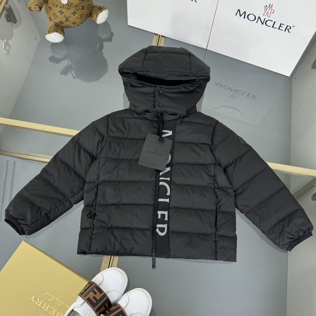 Moncler Manteaux & Blousons Veste En Duvet Vêtements Pour Enfants Noir Gris Blanc Les enfants Fille Unisexe Duvet de canard blanc Top à capuche