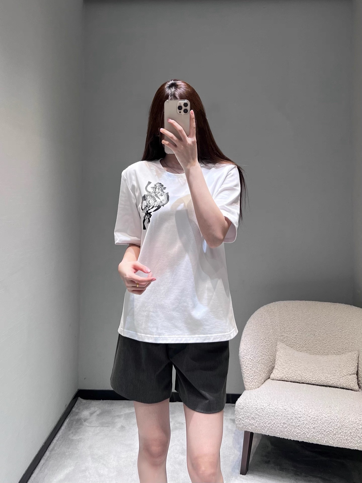 에르메스 여성 반팔 129681 Hermes T Shirt 썸네일 이미지