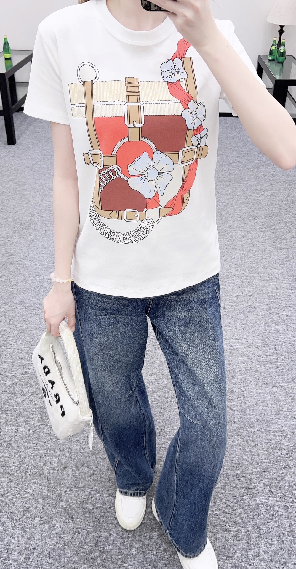 에르메스 여성 반팔 137028 Hermes T Shirt 썸네일 이미지