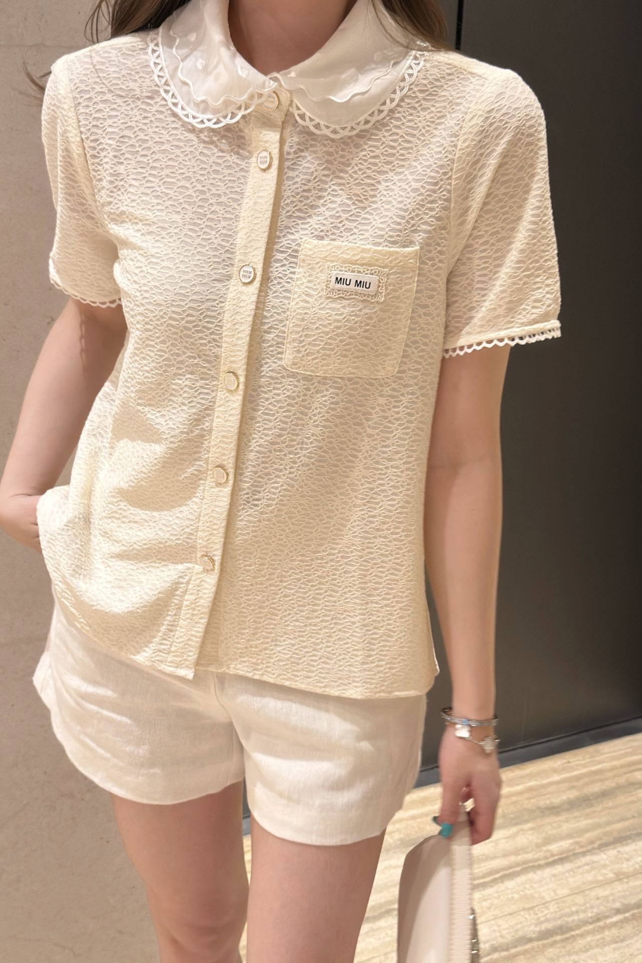 미우미우 여성 반팔 129694 Miu Miu T Shirt 썸네일 이미지