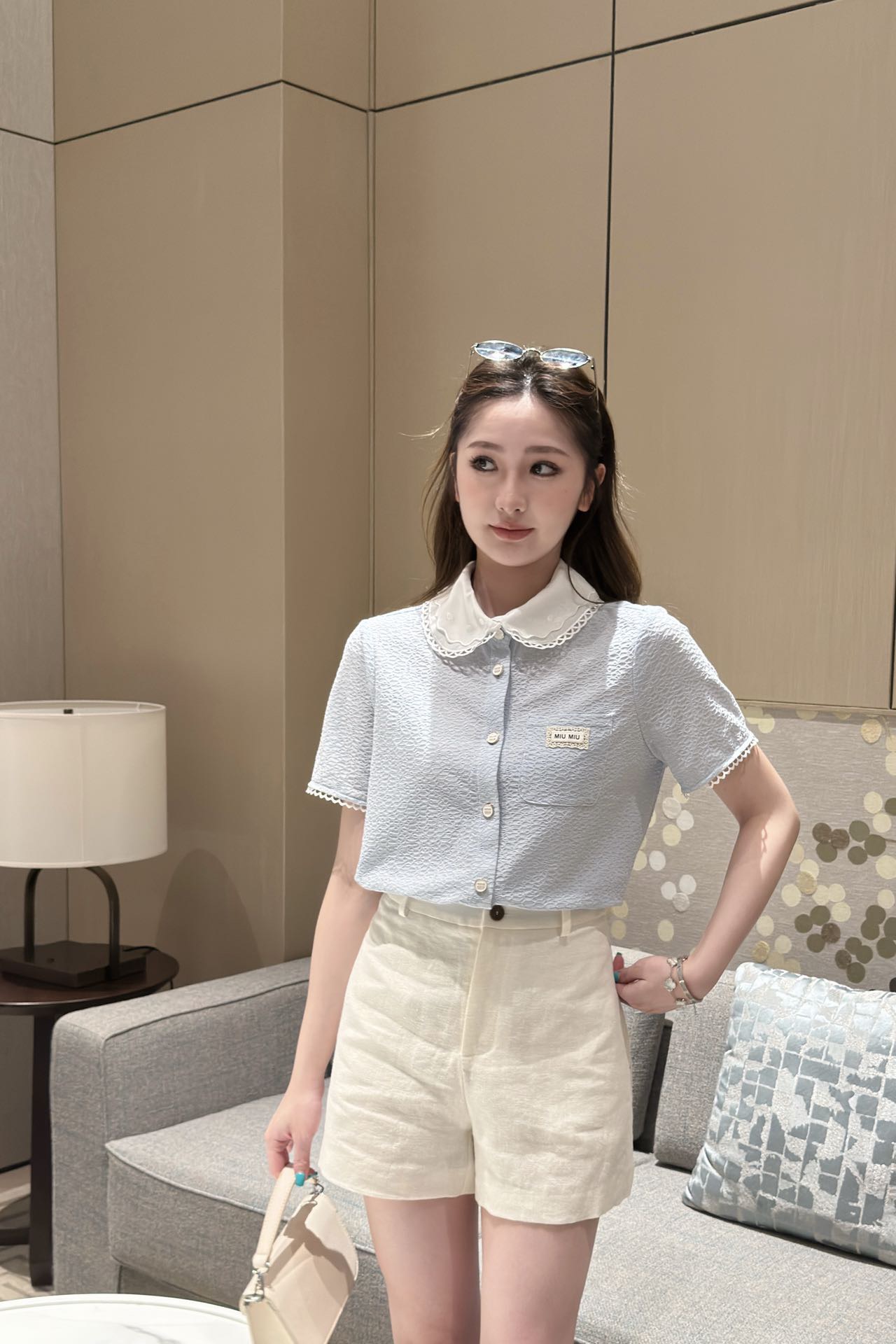 미우미우 여성 반팔 129695 Miu Miu T Shirt 썸네일 이미지