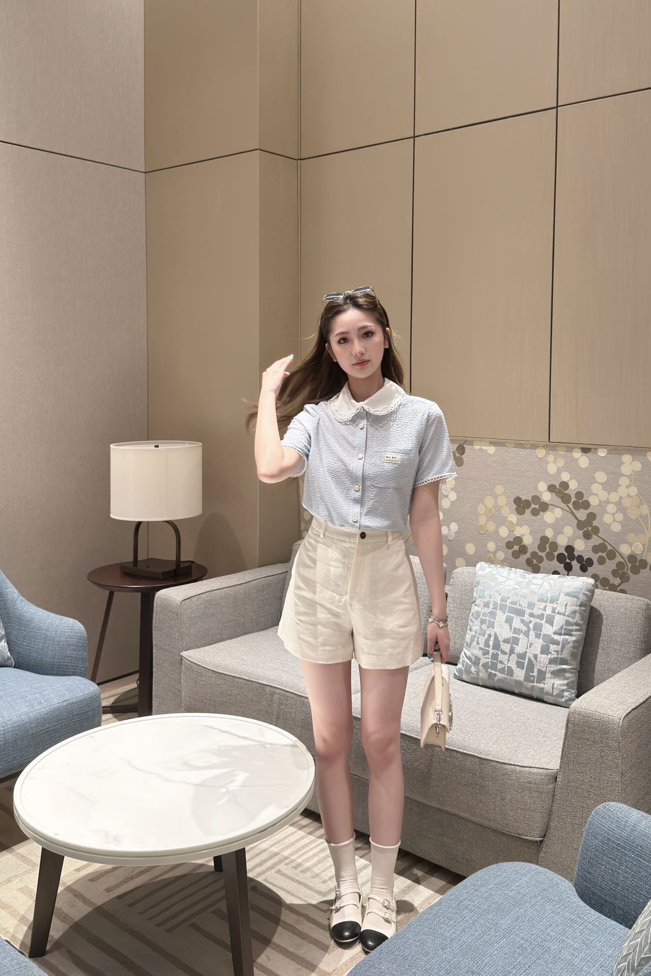 미우미우 여성 반팔 129695 Miu Miu T Shirt 썸네일 이미지