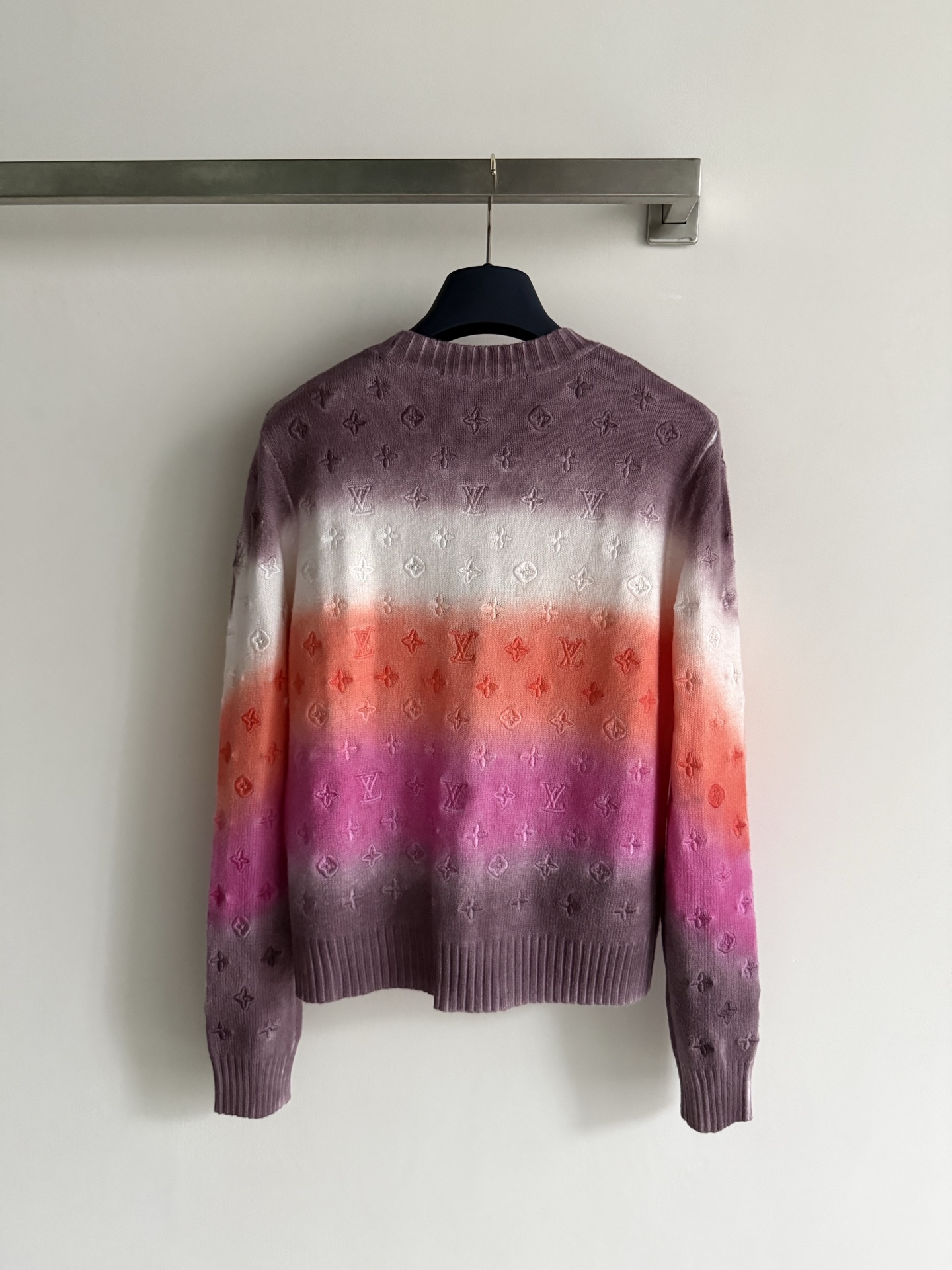 louis vuitton embroidered jacquard cardigan