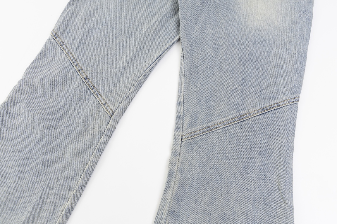GTR #R12 High-Tech Water-Washing Cowboy Pants for Men and Women - 图片 8