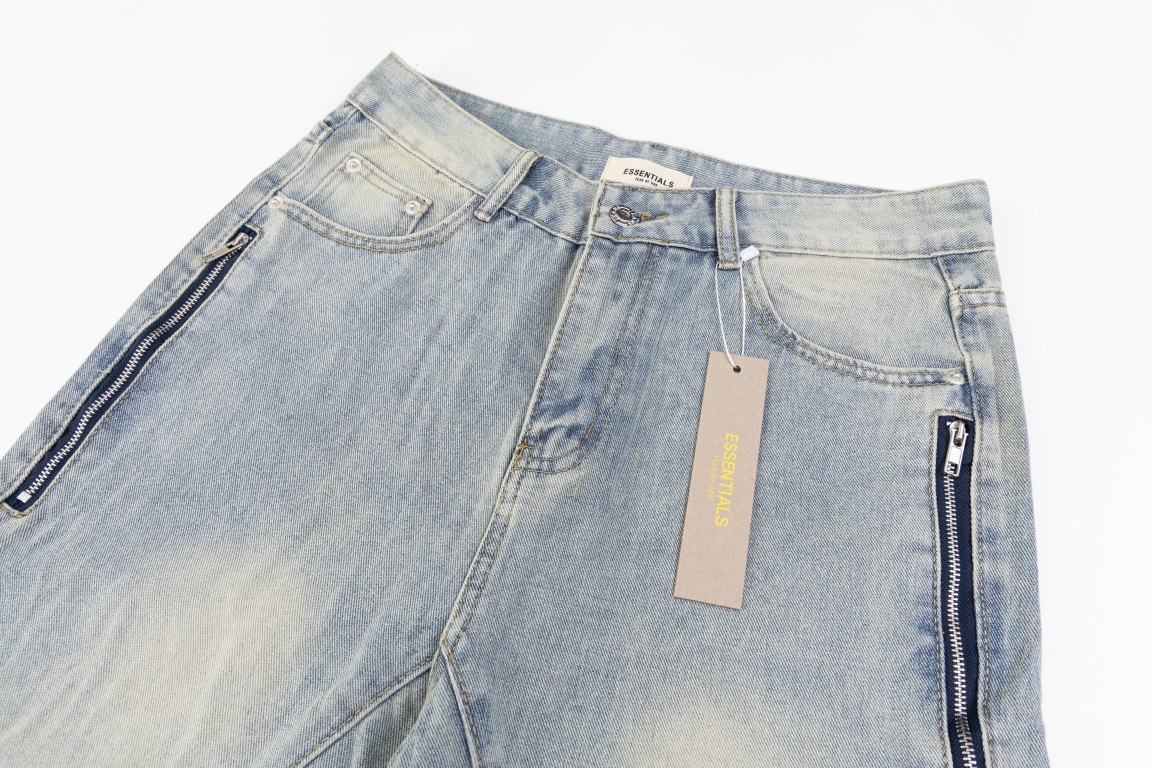 GTR #R12 High-Tech Water-Washing Cowboy Pants for Men and Women - 图片 5