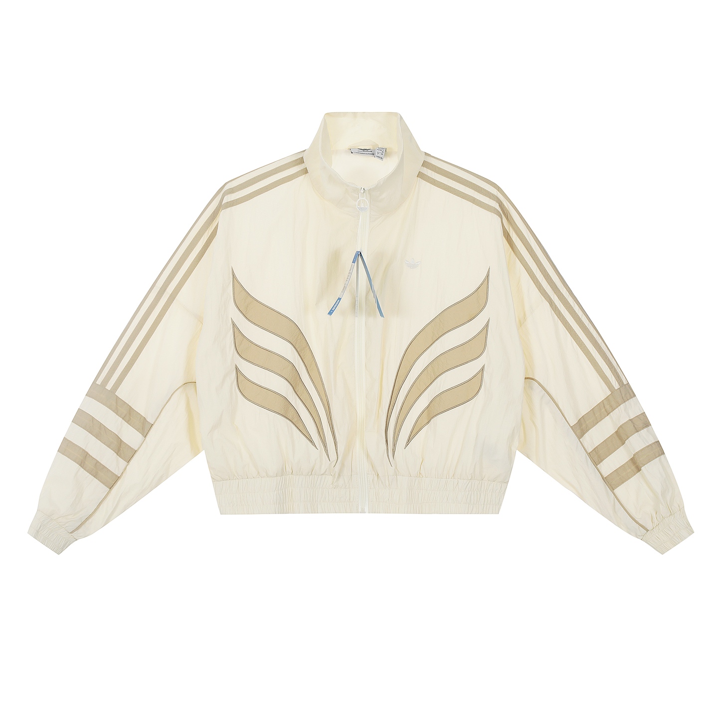 Adidas Embroidered Zipper Jacket in Black, Size M-XXL, Detailed Measurements Provided - 图片 2