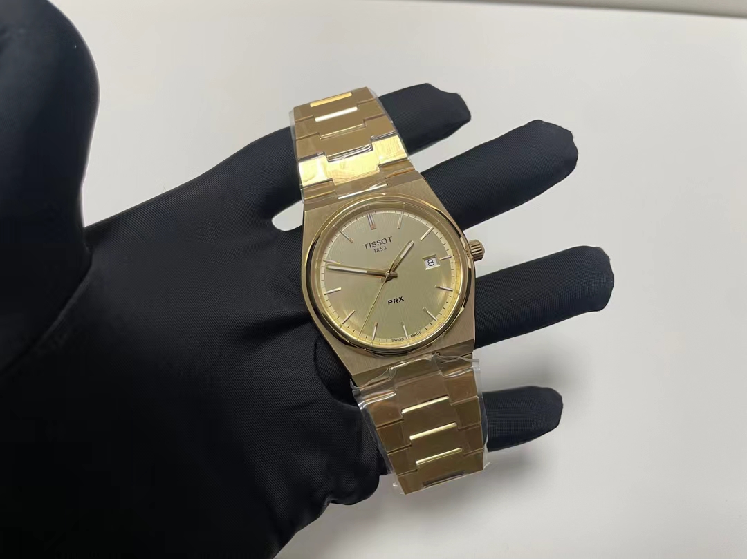 Tissot Classic Series Superplayer PRX Gold PVD Coated Swiss Watch 39.50MM x 40.00MM - 图片 6