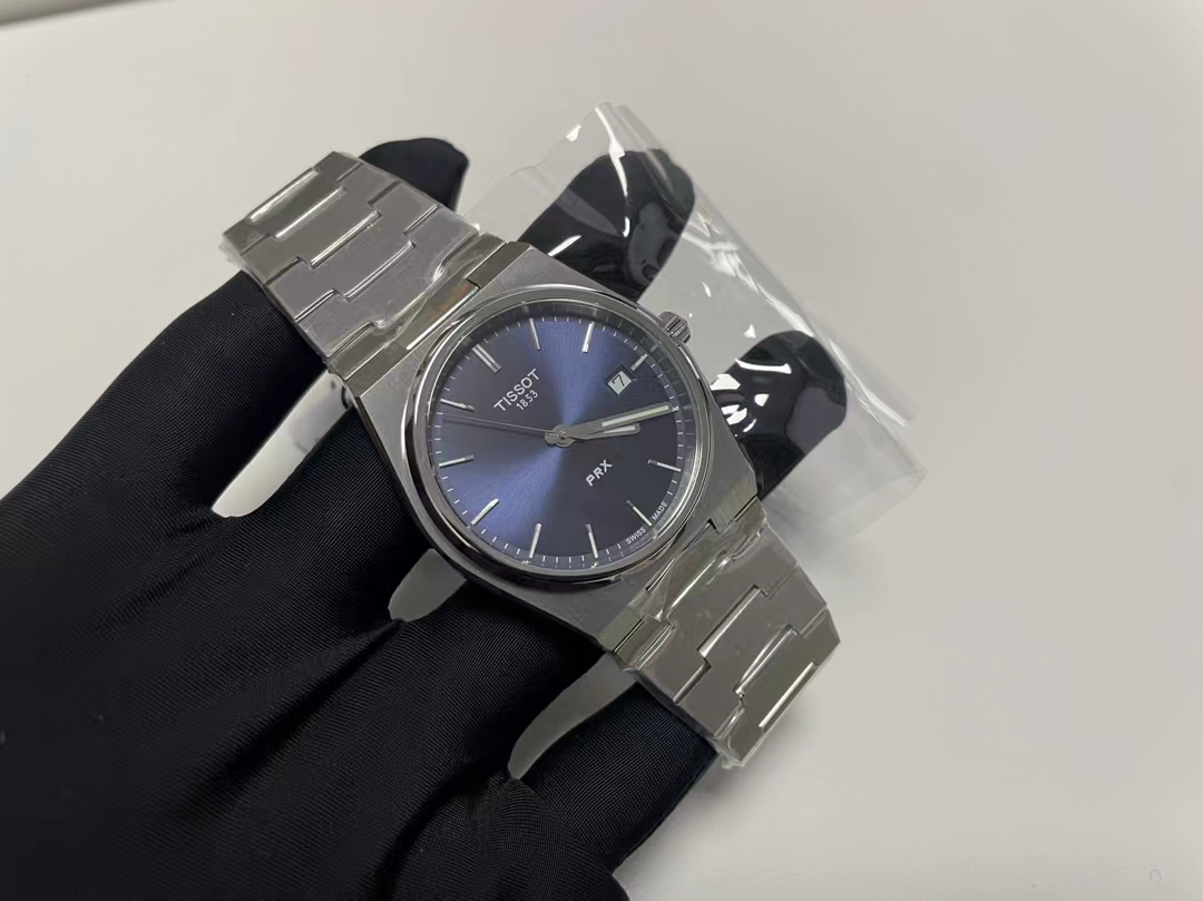 Tissot T-Classic PRX 316L Steel Male Watch with Stone Core Shell - 图片 3