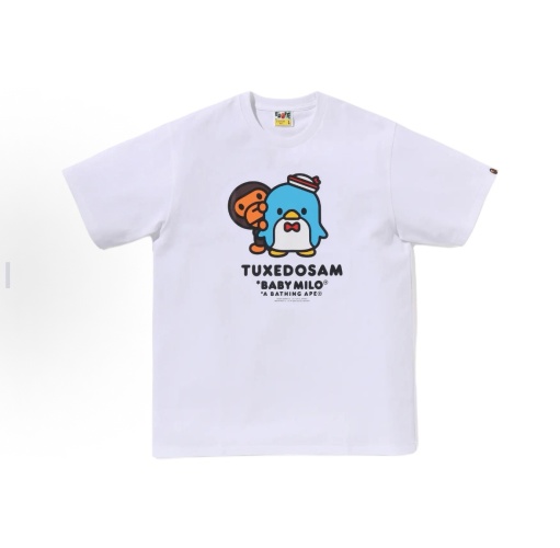 BAPE x Sanrio Tuxedosam Print Short Sleeve T-Shirt - White 1 BAPE x Sanrio Tuxedosam Print Short Sleeve T-Shirt - White