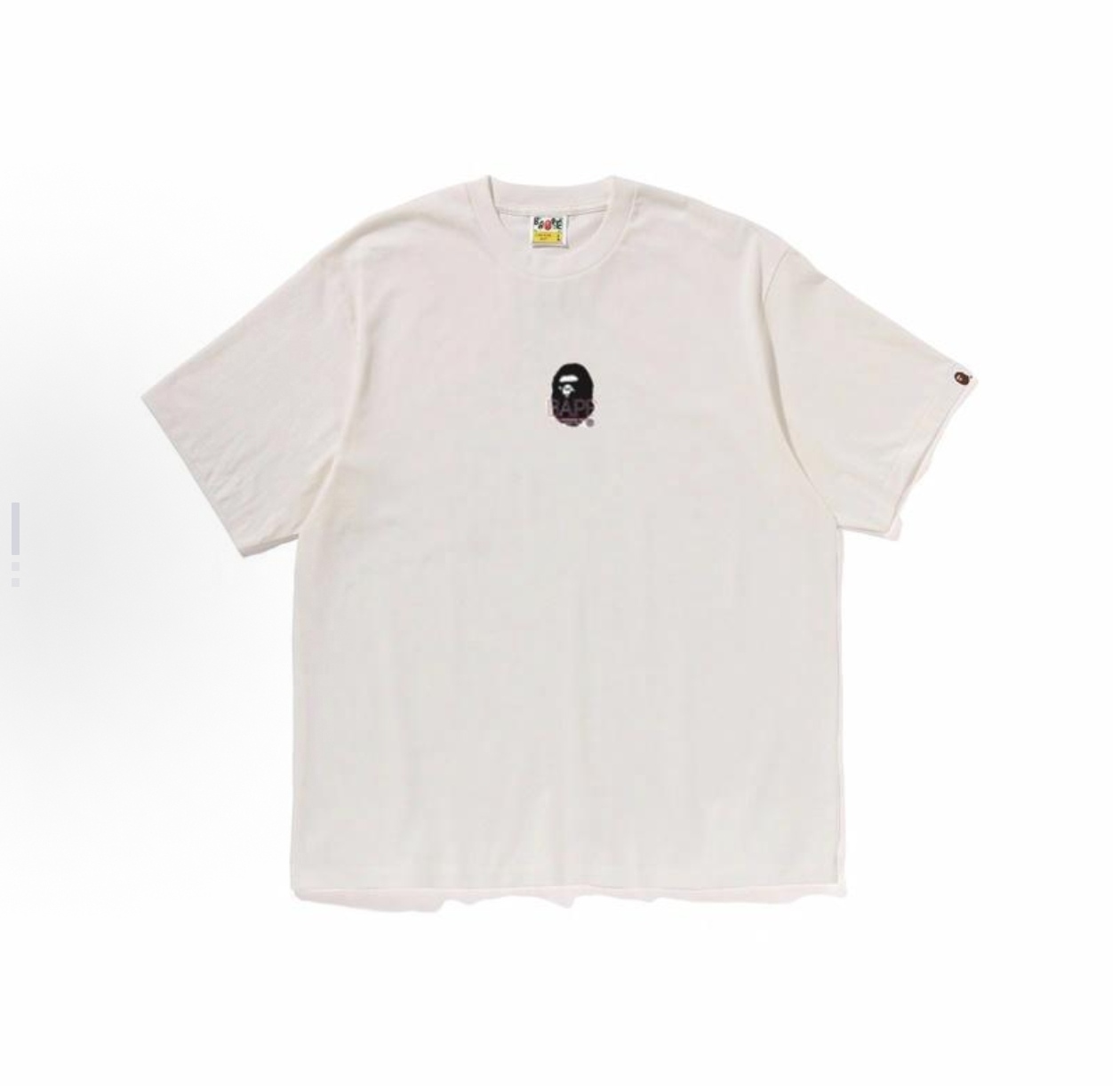 P55

001208款A BATHING APE SS25 猿人字母印花图案圆领短袖T恤 男女同款  码数smlxlxxl. 黑色白色
