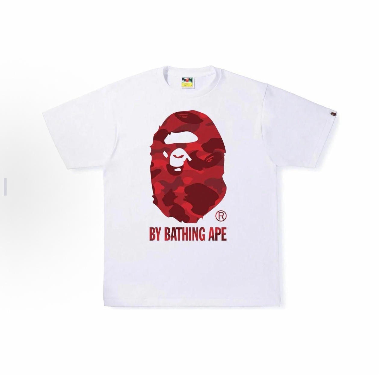 P55

001210款BAPE Color Camo By Bathing Ape Tee 猿人Logo印花圆领短袖T恤 男女同款  码数smlxlxxl 黑蓝，白蓝，黑紫，白紫，黑红，白红