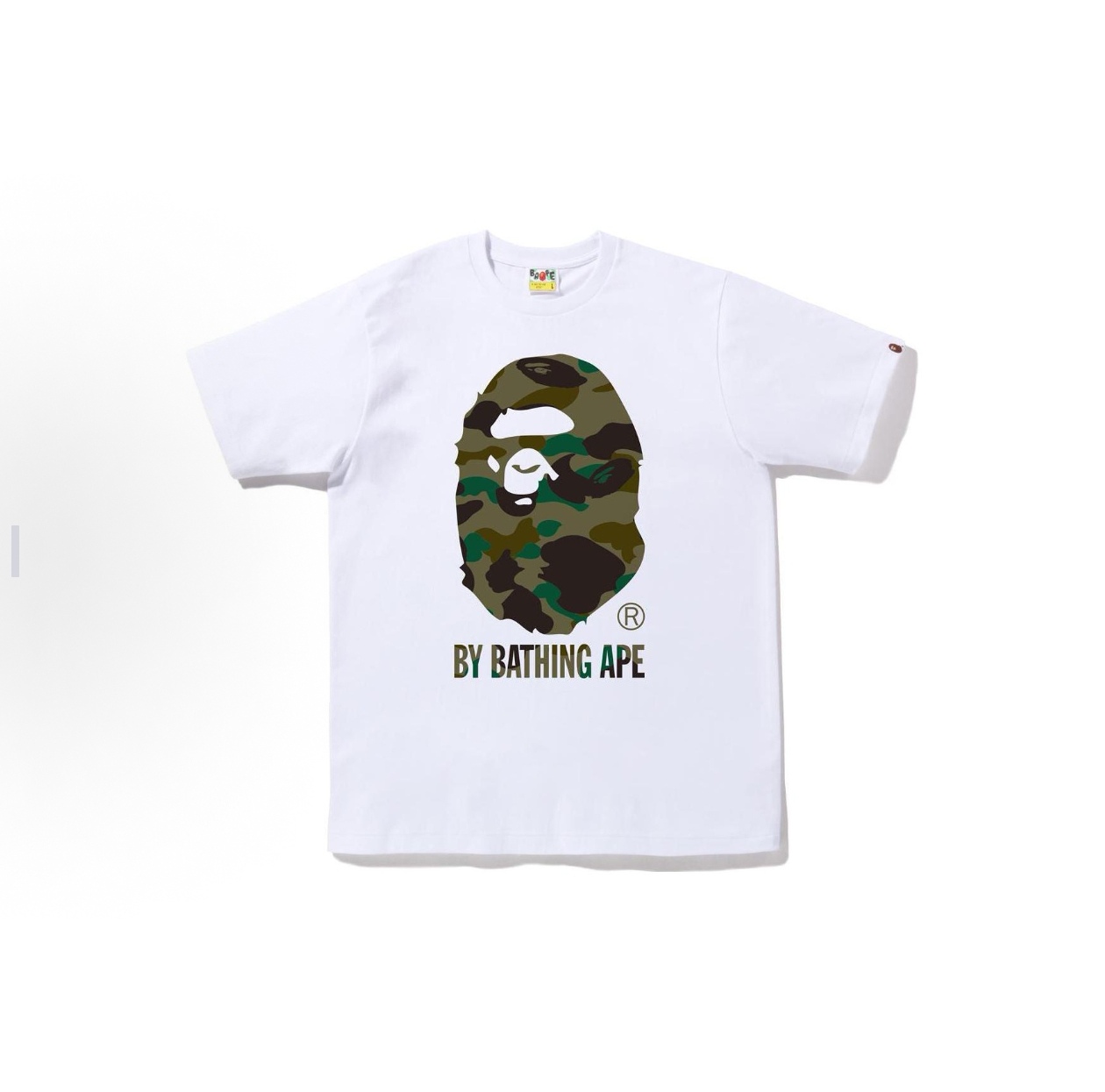 P55

001217款Bape FW22 1st camo by bathing ape tee 猿人迷彩印花圆领短袖T恤 男女同款  码数smlxlxxl  黑黄色，白黄色，黑绿色，白绿色