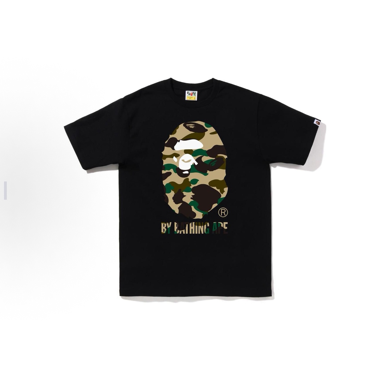 P55

001217款Bape FW22 1st camo by bathing ape tee 猿人迷彩印花圆领短袖T恤 男女同款  码数smlxlxxl  黑黄色，白黄色，黑绿色，白绿色