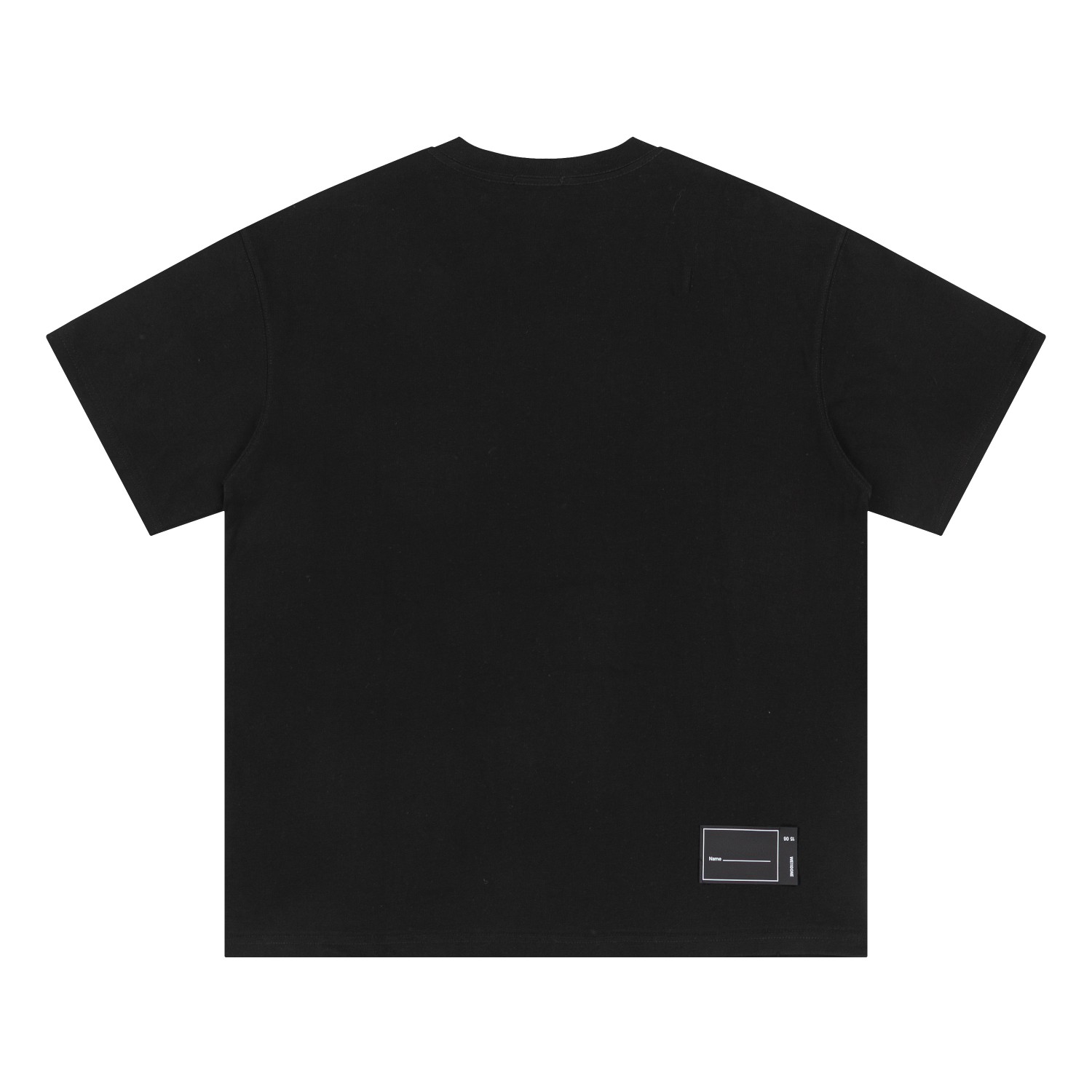 High-Quality PIH Black Logo Short Sleeve T-Shirt in 5-Letter Bullet Screen Style - 图片 2
