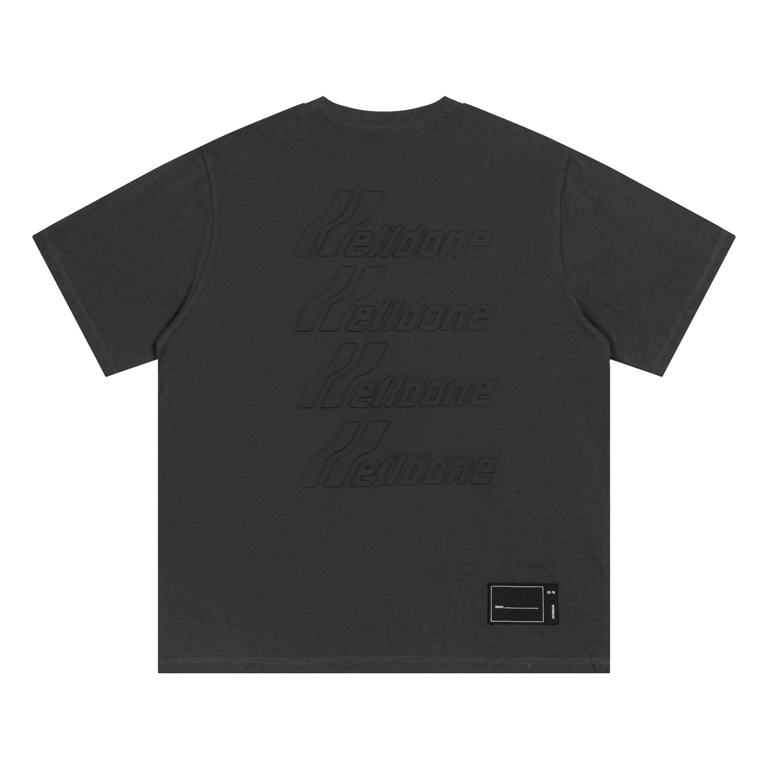 High-Quality Back Sculpted Short-Sleeve T-Shirts by Wee11Done: Fabric, Design, Colors, Sizes. - 图片 2