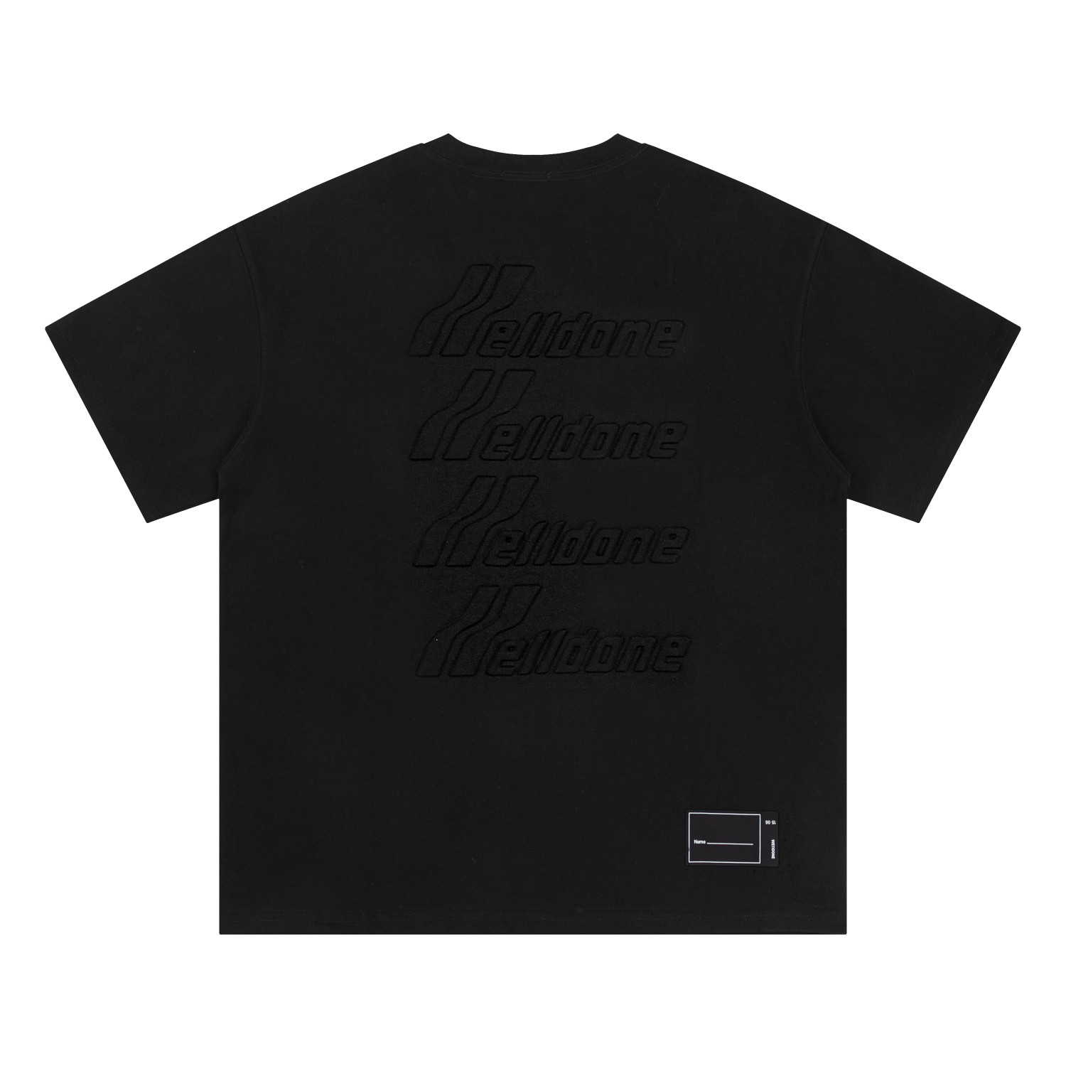 High-quality Wee11Done Back Sculpted Short-Sleeved T-Shirts in Various Colors and Sizes - 图片 2