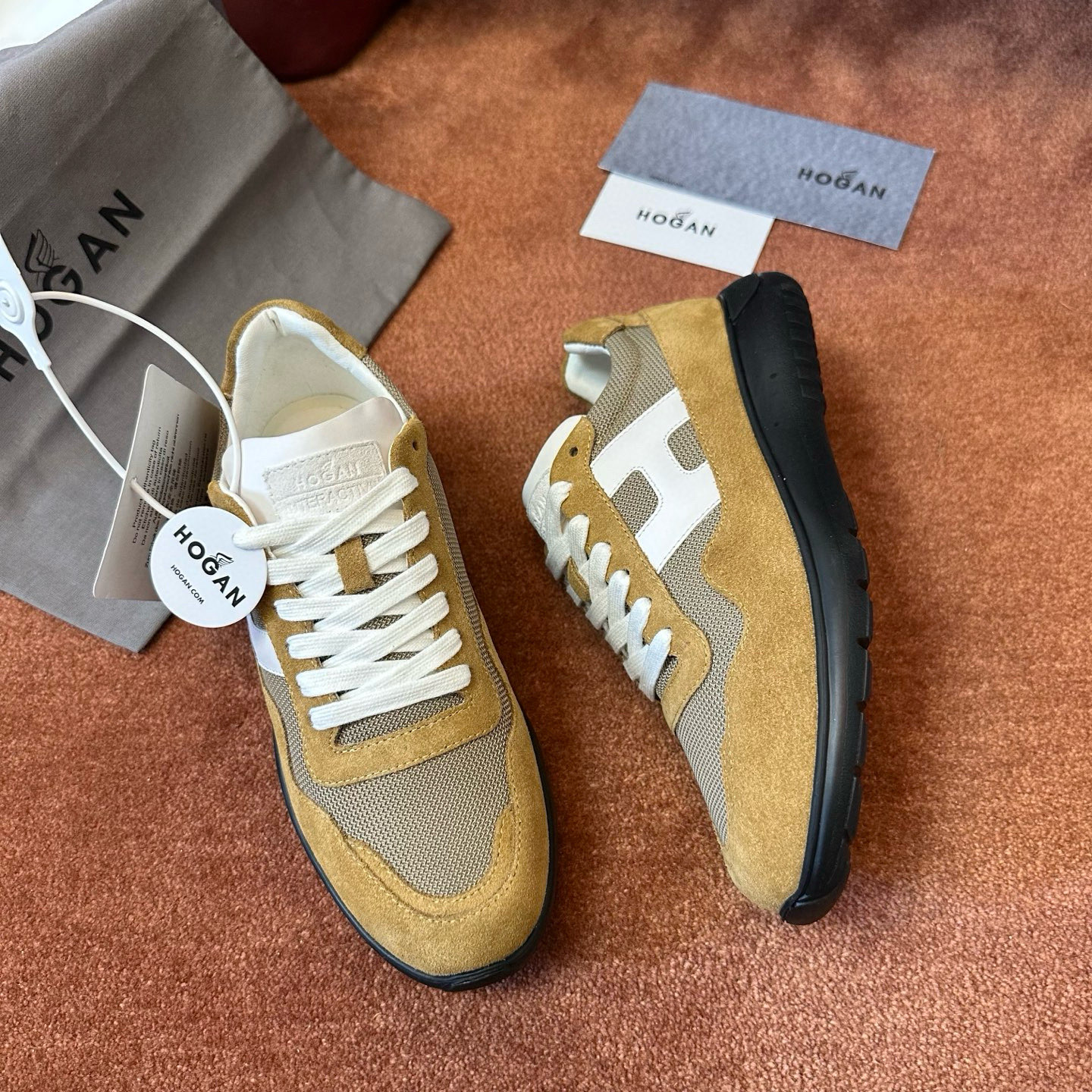 호간 천연 소가죽 남성 신발 74574 이미지 7