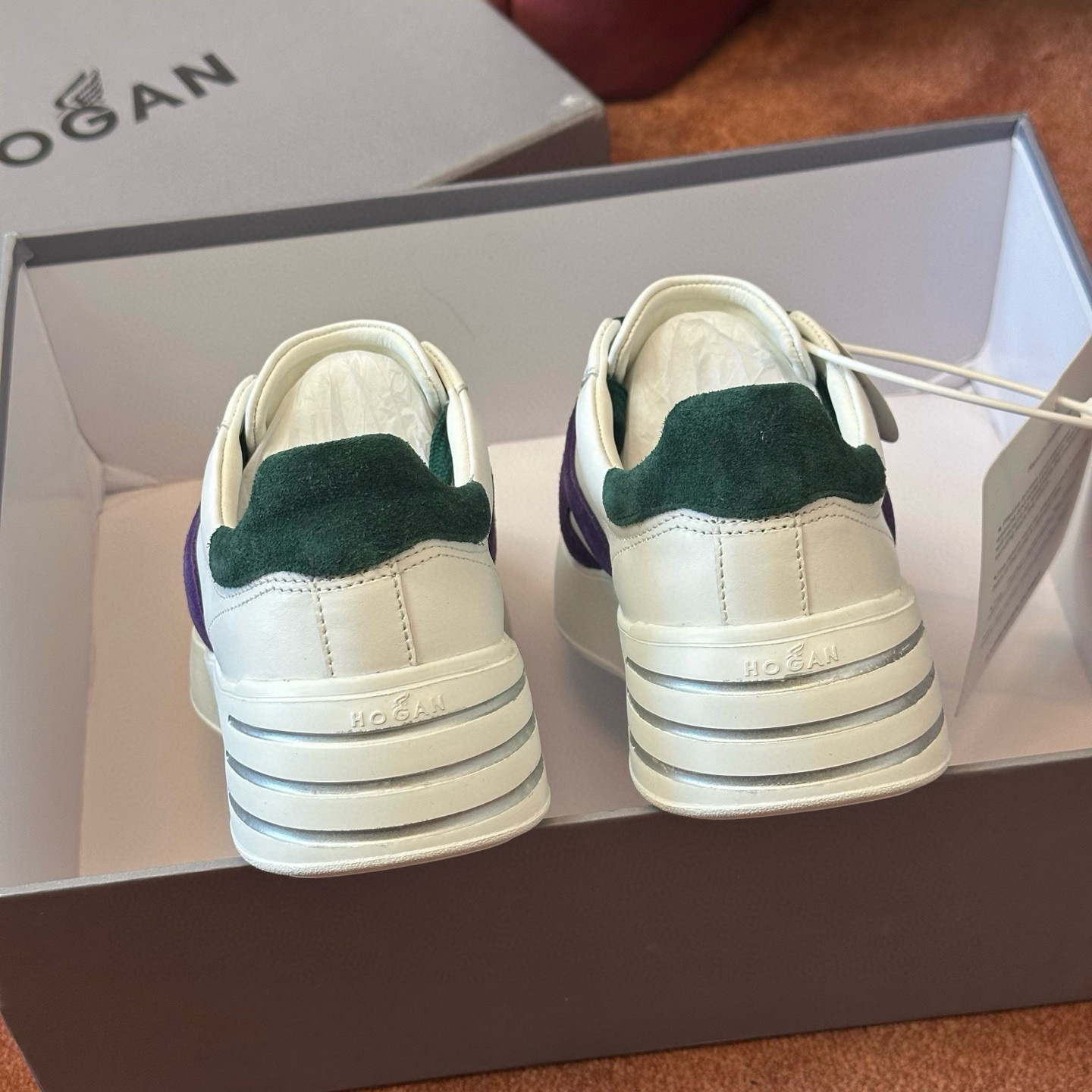 호간 고밀도 코튼 아퍼 가죽 신발 74537 이미지 8
