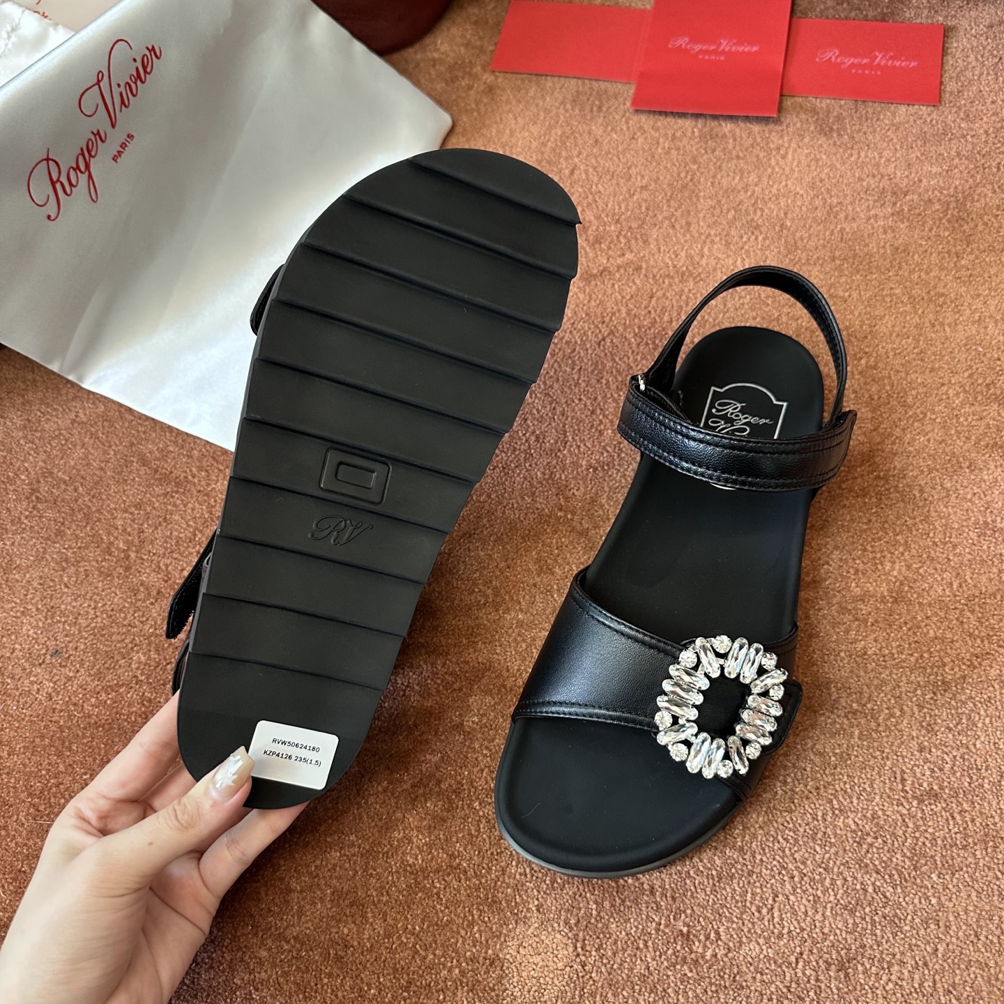 로저비비에 다이아몬드 버클 슬리퍼 108374 이미지 7