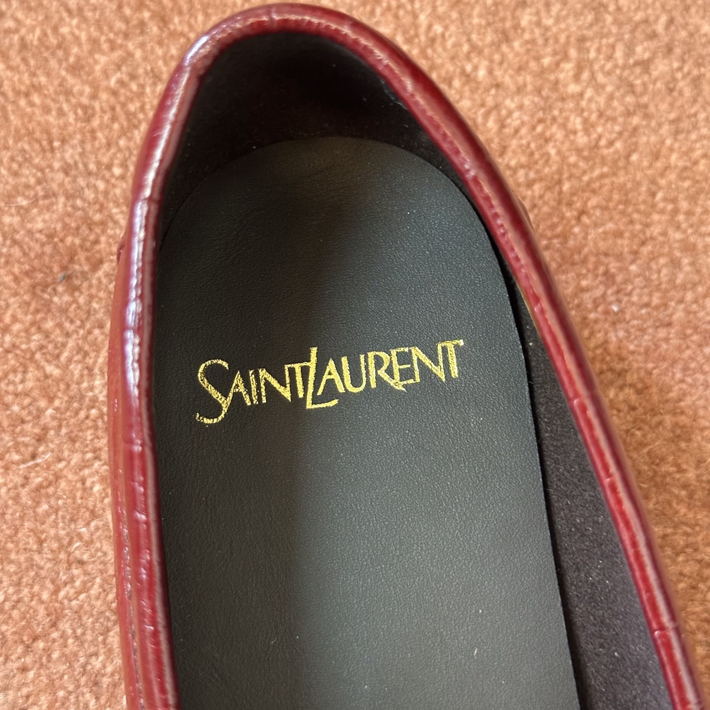 생로랑 YSL 앞코 덮인 뮬 108308 이미지 5