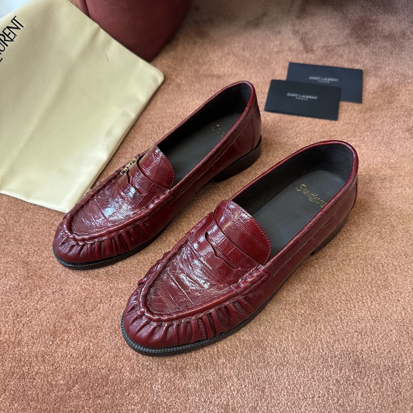 생로랑 YSL 앞코 덮인 뮬 108308 이미지 2