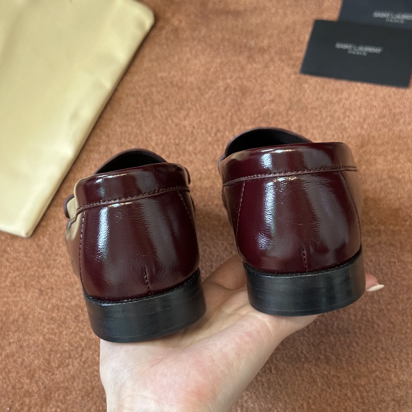 생로랑 YSL 뮬 앞코 덮인 로퍼 108307 이미지 8