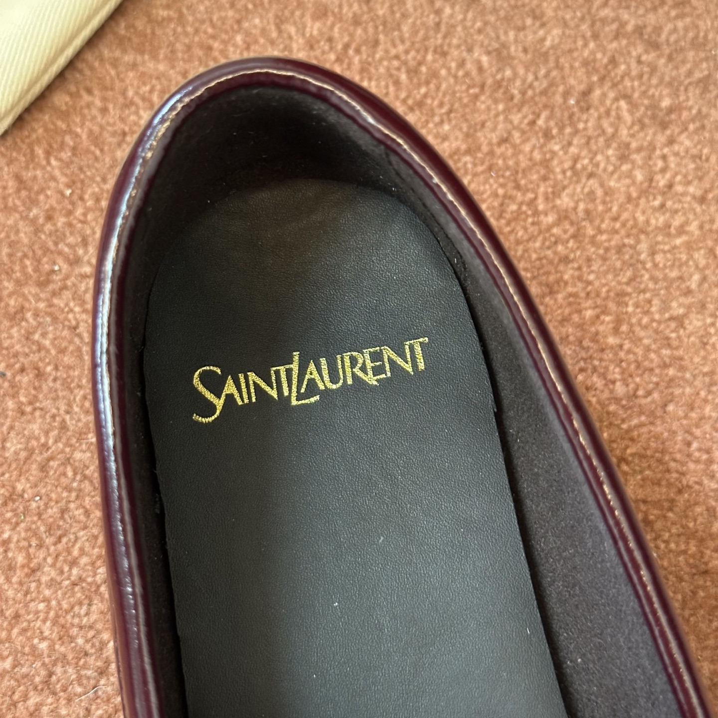생로랑 YSL 뮬 앞코 덮인 로퍼 108307 이미지 3