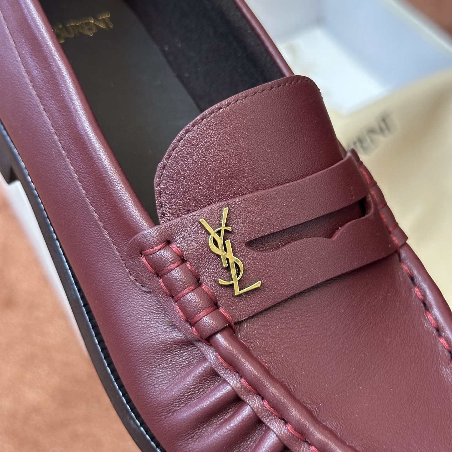 생로랑 YSL 장어가죽 뮬 108298 이미지 6