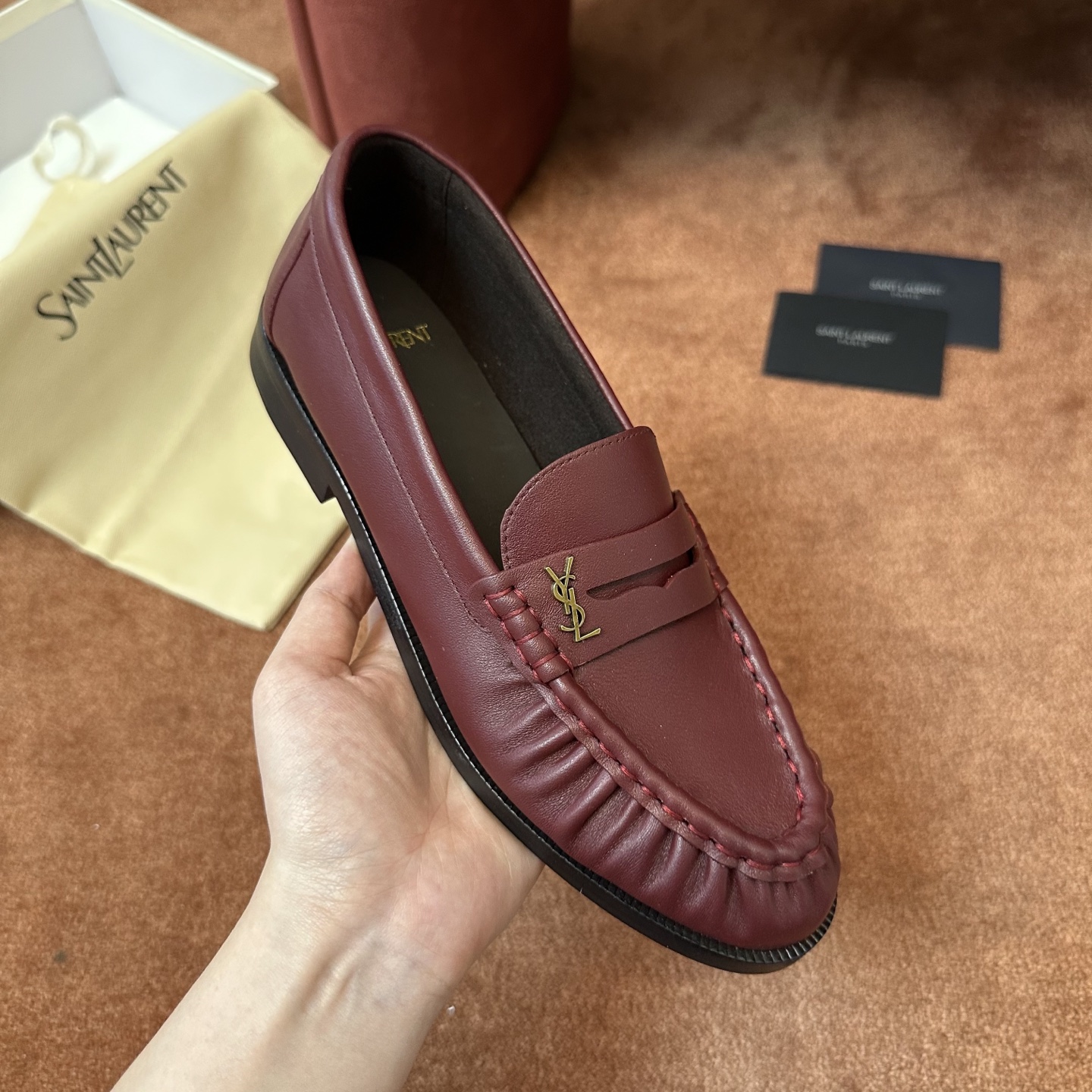 생로랑 YSL 장어가죽 뮬 108298 이미지 3