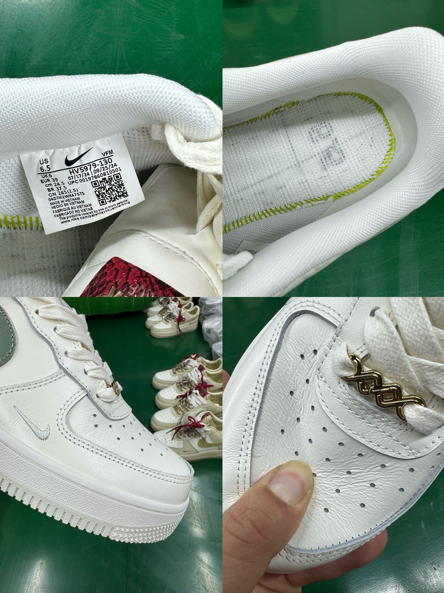 S版全网最顶头层Nike Air Force 1 Low 空军 低帮 蛇年限定  HV5979-130