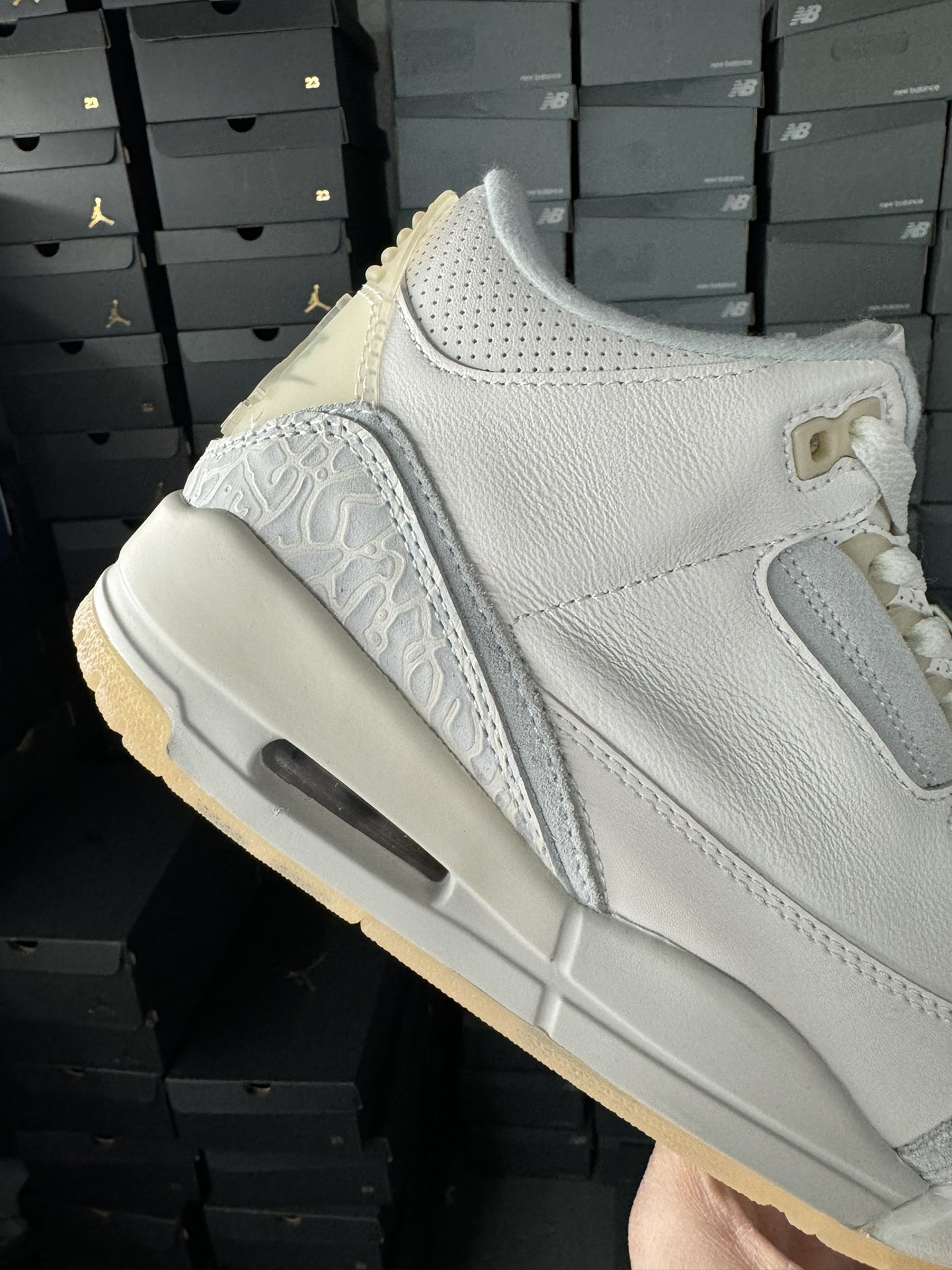 全新X版头层呐帕皮极致高端Air Jordan AJ3 Craft FJ9479-100